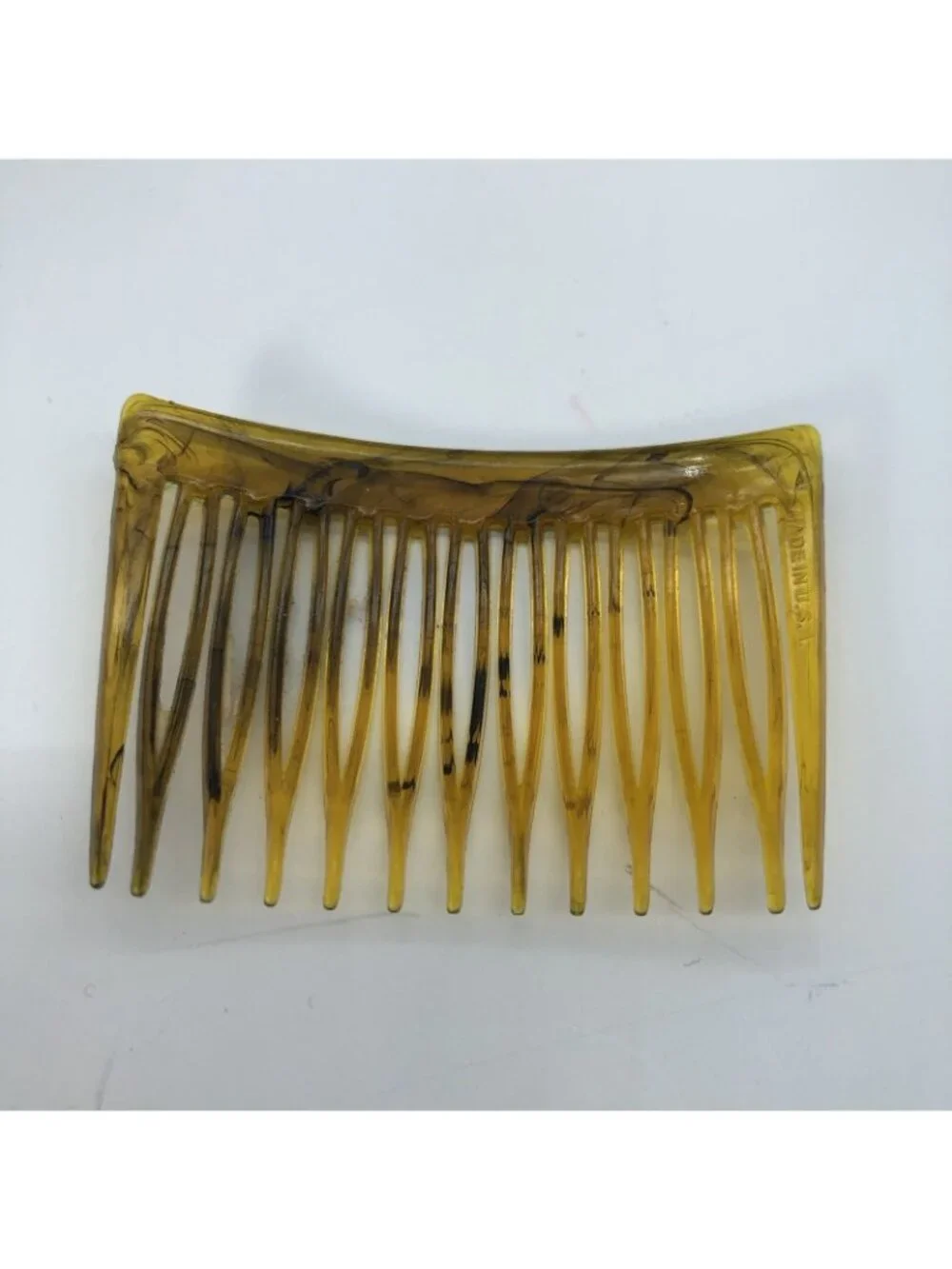 Vintage faux tortoise hais combs lucite plastic Scunci
